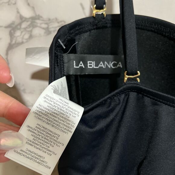 La Blanca ISLAND GODDESS Bandeau One-piece Swimsuit - Picture 10 of 12